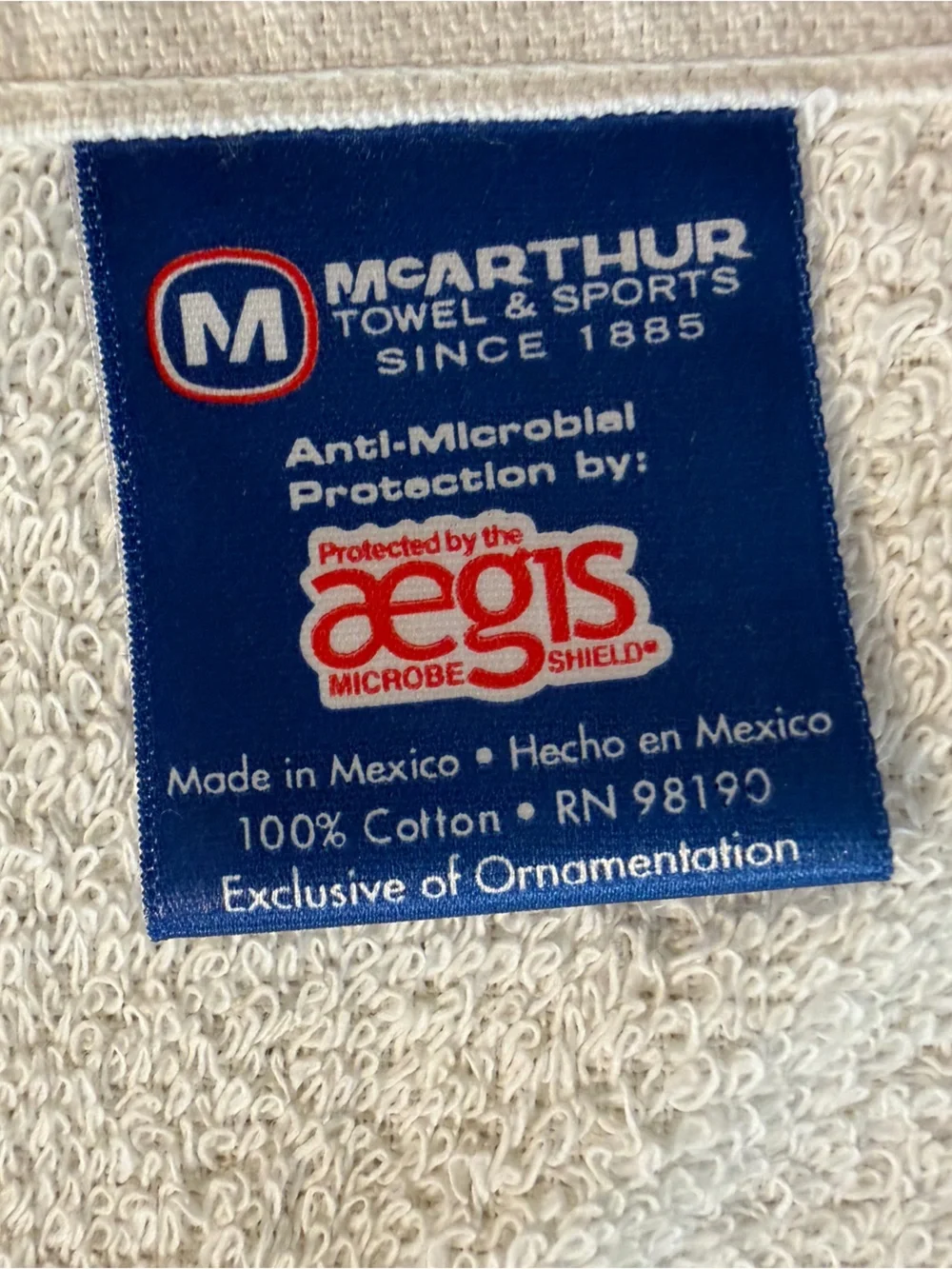 Vintage 1985 Gatorade Double Sided All Over Print Towel AOP Sports Promo